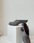 Alex Mules in Dark Grey by Lucasheva-Shoes-Lucasheva-Idlewild