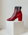 Ankle Boot in Red Paint by MM6 Maison Margiela-MM6-Idlewild