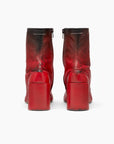 Ankle Boot in Red Paint by MM6 Maison Margiela-MM6-Idlewild