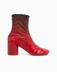 Ankle Boot in Red Paint by MM6 Maison Margiela-MM6-Idlewild