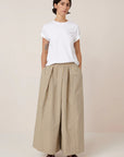 Athena Pant in Double Pinstripe by Kowtow-Bottoms-Kowtow-Idlewild
