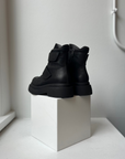 Black Velcro Boot in Gas Nero-Lofina-Idlewild