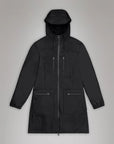 Cargo Curve W Jacket in Black by RAINS-RAINS-Idlewild