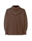 Color Pleats Long Sleeve in Edge Brown by Homme Plissé Issey Miyake-Tops-Homme Plissé Issey Miyake-Idlewild