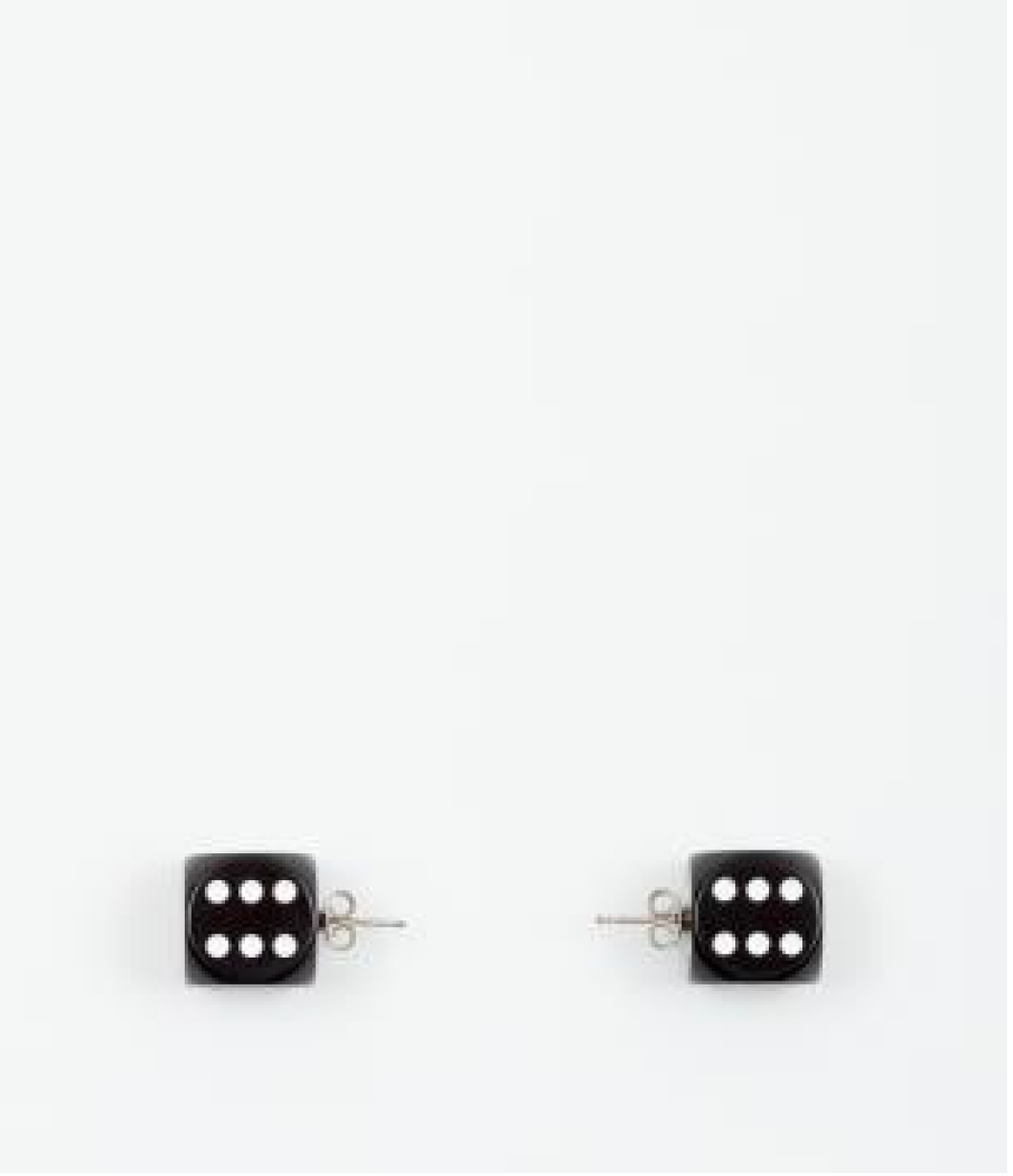 Louis Vuitton M65179 Pandan Gamble Stud Earrings Dangle Dice Cube
