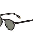 Dogleg Sunglasses in Gloss Black & Vodka by Caddis-Idlewild