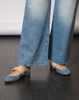 Dos Flat in Denim and Baron Truciolo by Halmanera-Halmanera-Idlewild