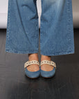 Dos Flat in Denim and Baron Truciolo by Halmanera-Halmanera-Idlewild