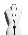 Dot Line Pendant in Black by Aumorfia - Idlewild Woman