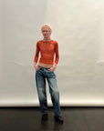 Esque Tere Top in Orange by Thinking Mu-Thinking Mu-Idlewild