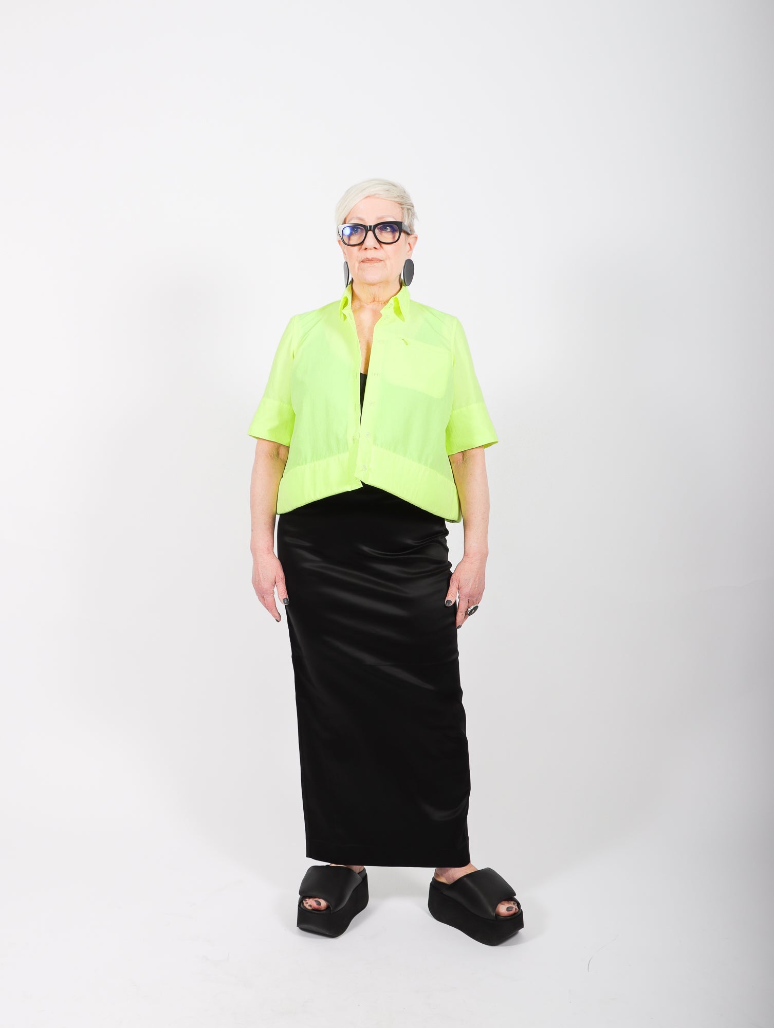 Foam Bottom Shirt in Light Yellow by Melitta Baumeister