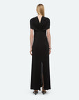 Soft Sash Maxi Dress in Black by Helmut Lang-Dresses-Helmut Lang-Idlewild