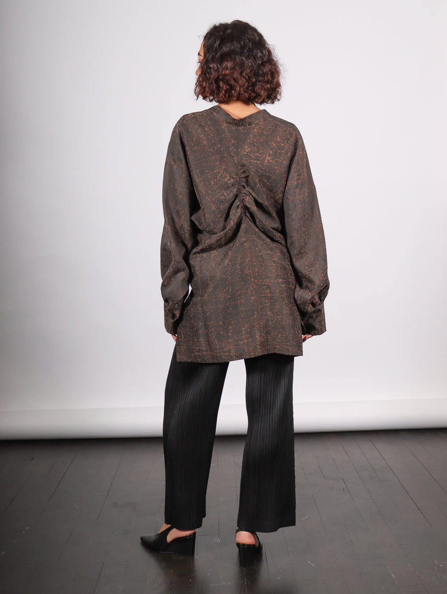 Ruched Blouse in Earth by Dawei-Idlewild