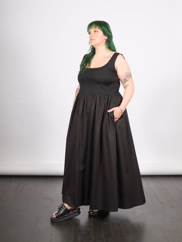 Clara Dress in Black by Marcella-Idlewild