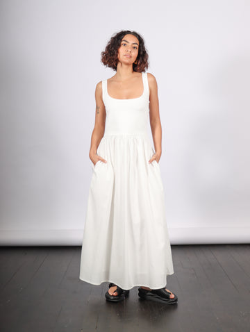 Clara Dress in White by Marcella-Idlewild