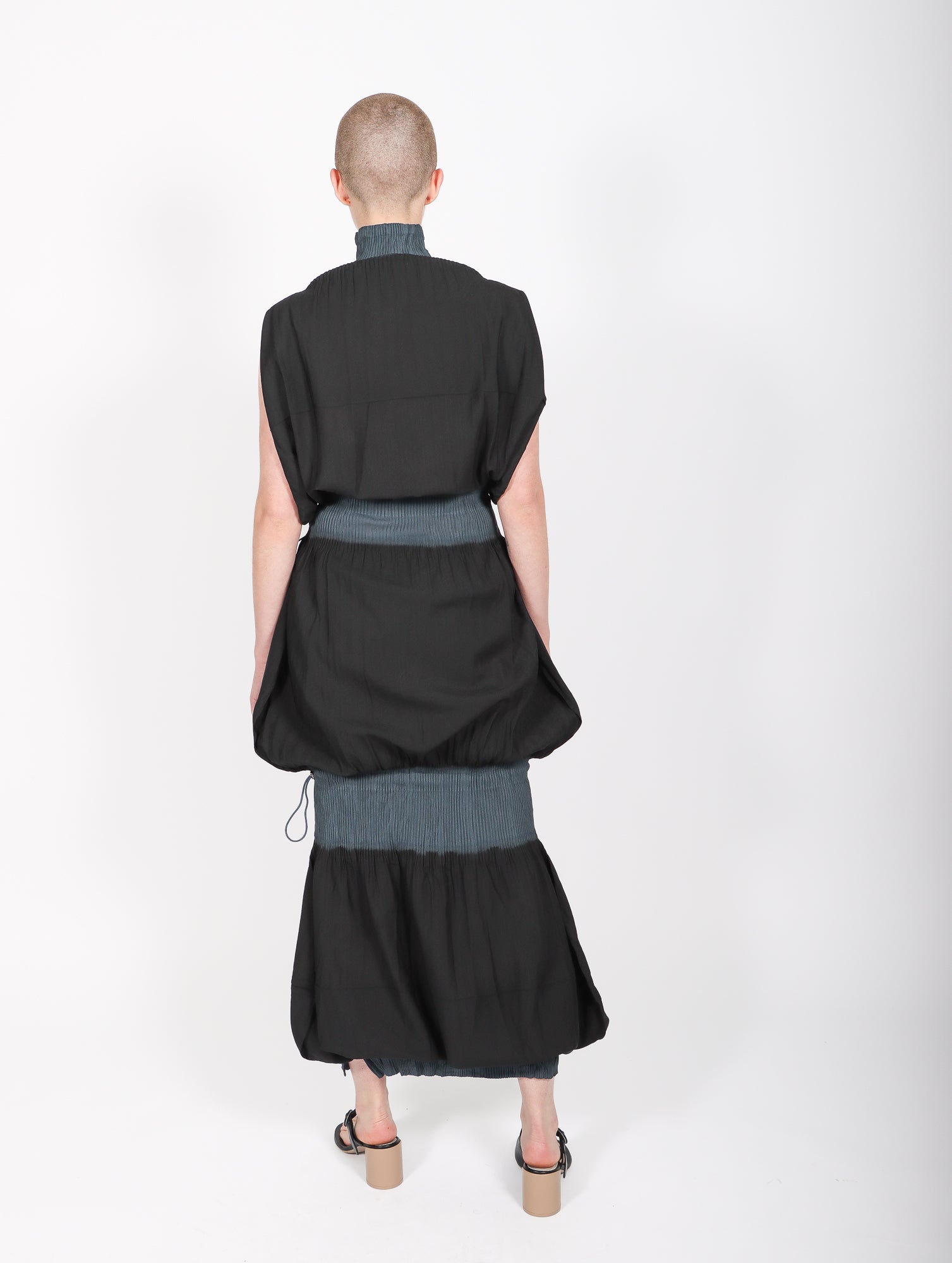 ISSEY MIYAKE 2022FW PODS long dress黒 完売品-