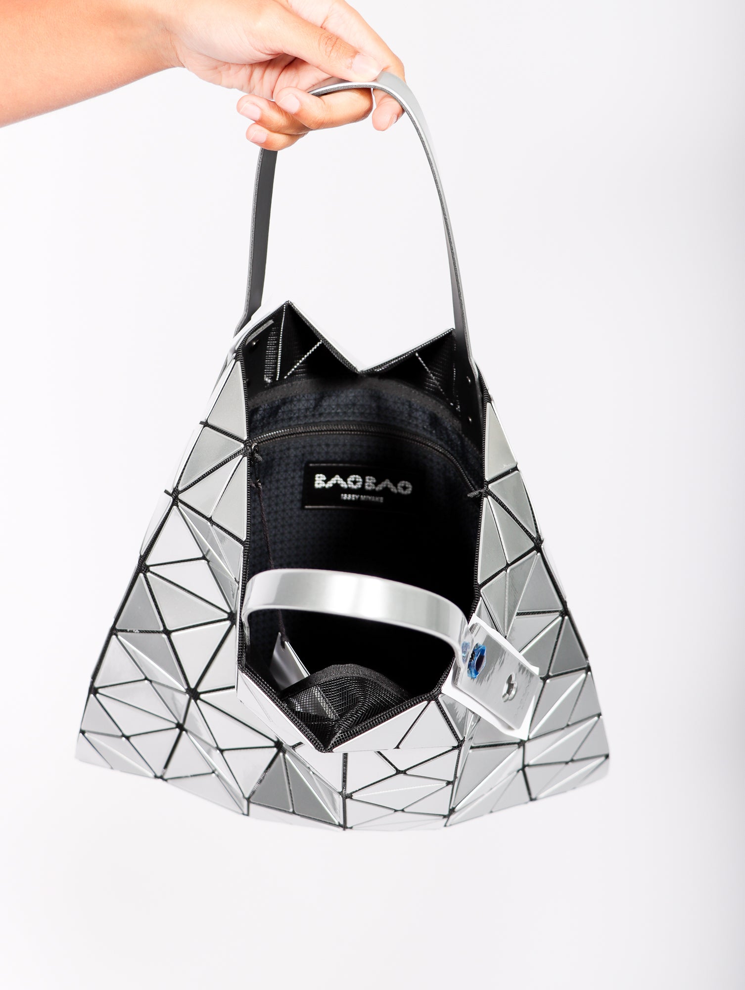 Lucent Tote in Silver by Bao Bao Issey Miyake – Idlewild