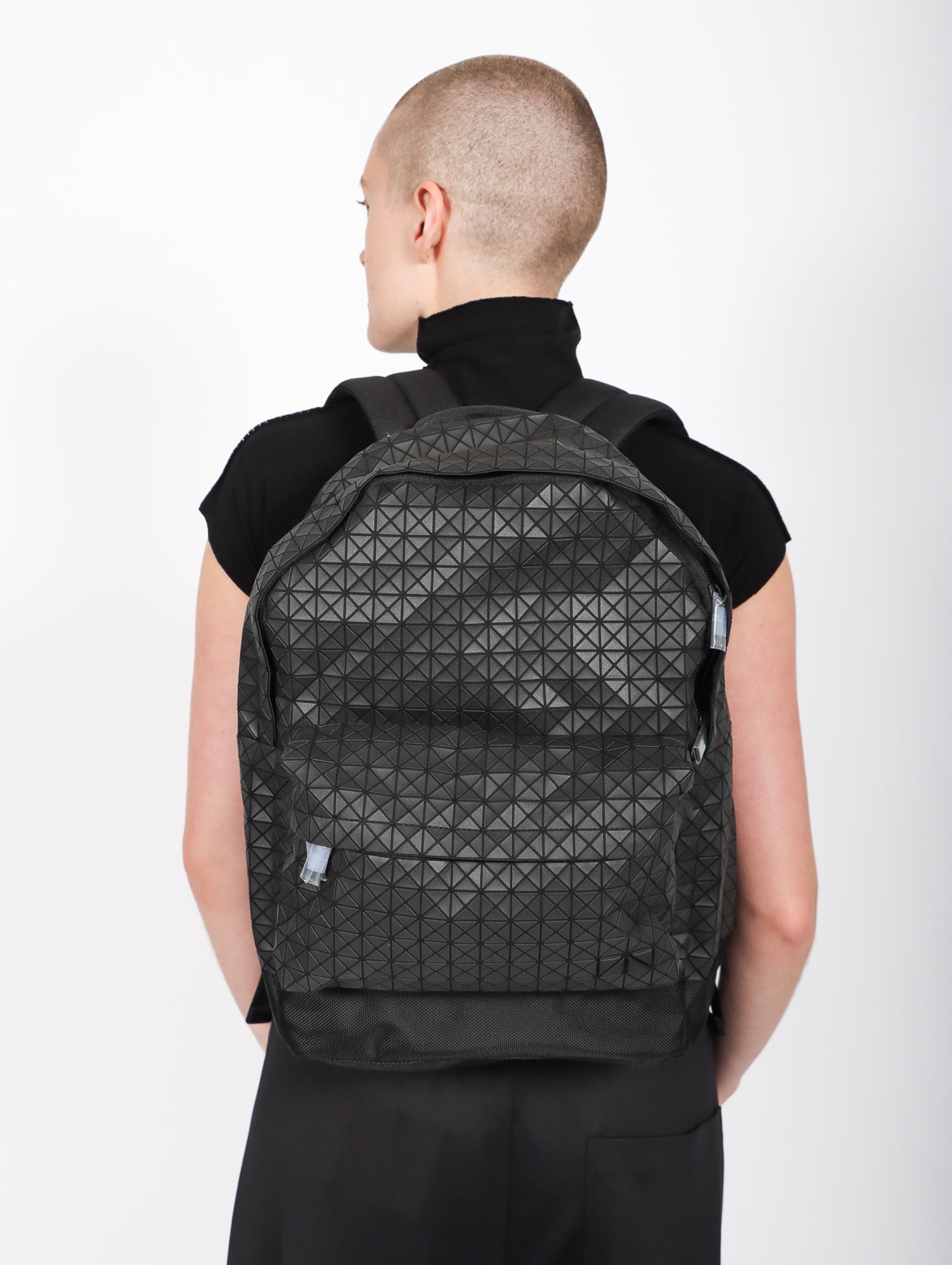 DayPack in Matte Black by Bao Bao Issey Miyake