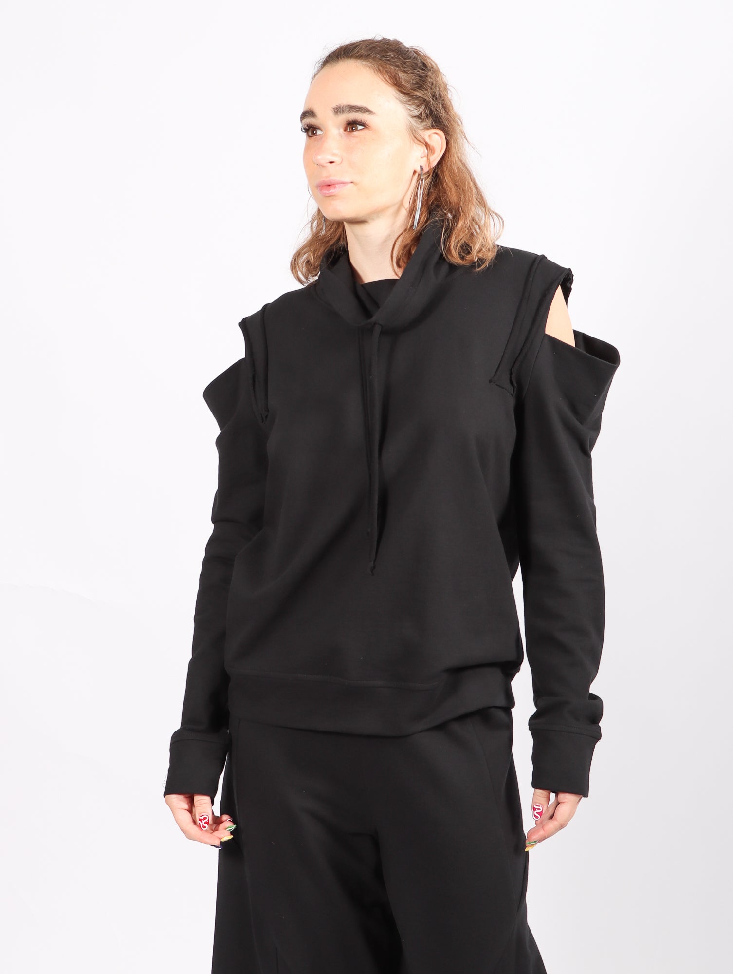 Cut Out Sweatshirt in Black by Planet – Idlewild