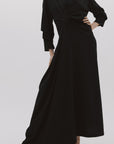 Knotted Jersey Dress in Black by A.W.A.K.E. Mode-A.W.A.K.E. Mode-Idlewild