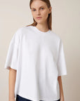 Oversized Boxy Tee in White by Kowtow-Kowtow-Idlewild