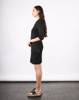 Pointelle Polo Dress in Black by Helmut Lang-Helmut Lang-Idlewild