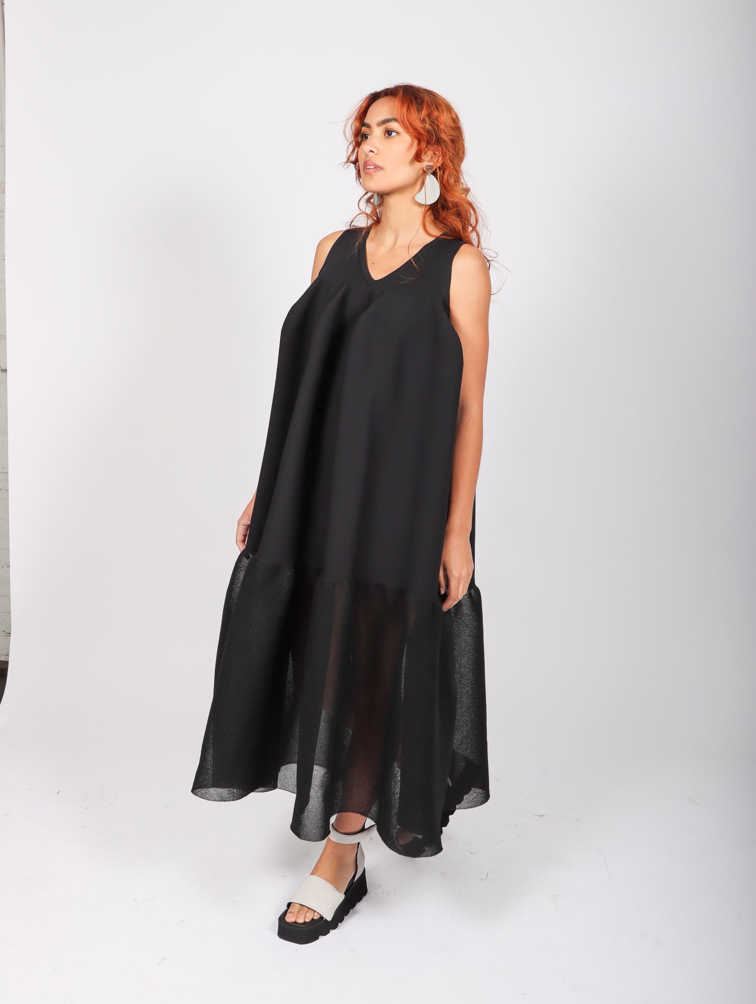 Pottery Lucent Dress 2 in Black by CFCL