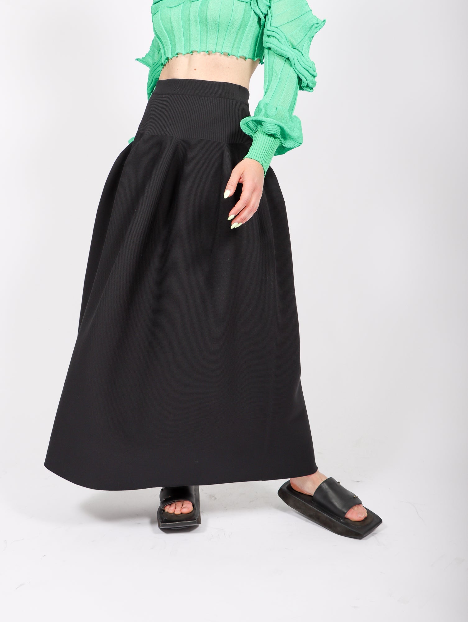 Pottery Skirt 1-2 in Black by CFCL – Idlewild