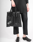 Prism Matte Tote Bag in Black by Bao Bao Issey Miyake-Idlewild
