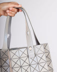 Prism Plus Tote in Gray Beige by Bao Bao Issey Miyake