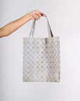 Prism Plus Tote in Gray Beige by Bao Bao Issey Miyake
