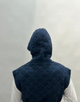 Quilted Snap Hood in Navy by Utility Canvas-Utility Canvas-Idlewild