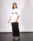 Ribbed Maxi Skirt in Black by ELLS Knitwear