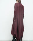Serius T Dress in Burgundy by Nicholas K-Dresses-Nicholas K-Idlewild