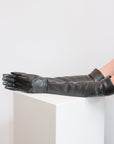 Skin Gloves in Black by Issey Miyake-Issey Miyake-Idlewild