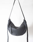 Small Moon Bag in Black by Miranda Kaloudis-Bags-MDK-Idlewild