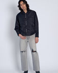 Straight Jean Trouser in Light Grey by Tanaka Denim-Bottoms-TANAKA-Idlewild