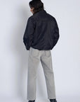 Straight Jean Trouser in Light Grey by Tanaka Denim-Bottoms-TANAKA-Idlewild