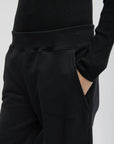 Sweatshirt Program Calder Sweatpant in Black by Tibi-Bottoms-Tibi-Idlewild