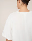 Unity Tee in Off-White by Kowtow-Tops-Kowtow-Idlewild