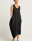Waterfall Dress in Black by Planet-Dresses-Planet-Idlewild