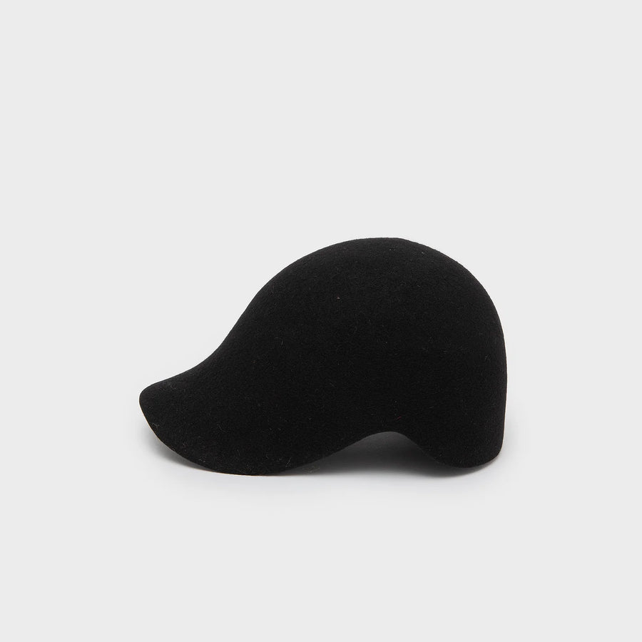 Classico Wool Hat in Black by Reinhard Plank-Idlewild