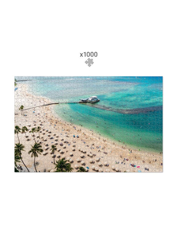 1000 Piece Puzzle in Waikiki Beach by Jessica Murray-Idlewild