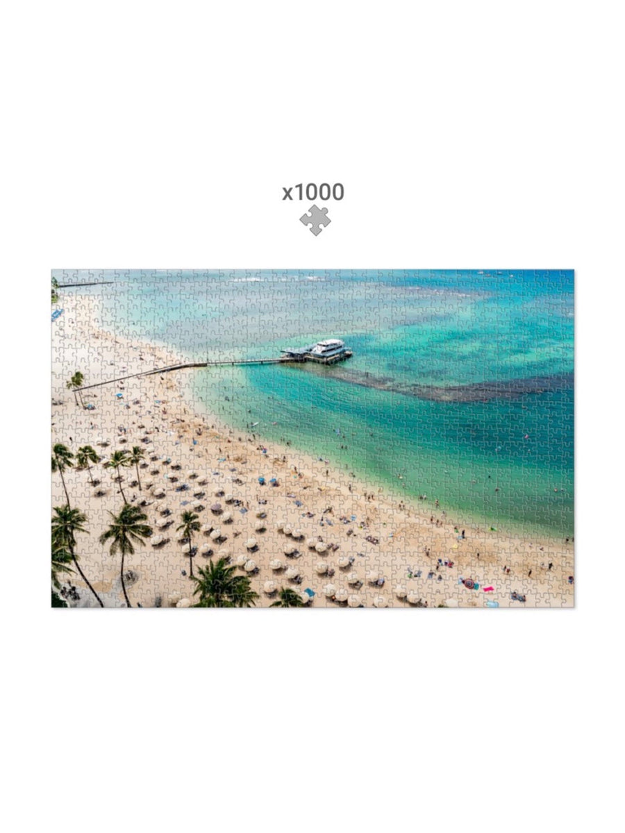 1000 Piece Puzzle in Waikiki Beach by Jessica Murray-Idlewild