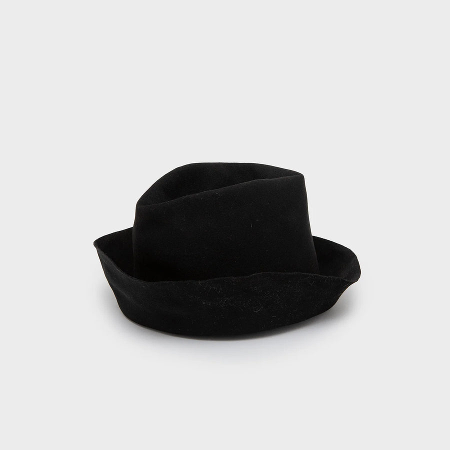 Artista Lapin Hat in Black by Reinhard Plank-Idlewild