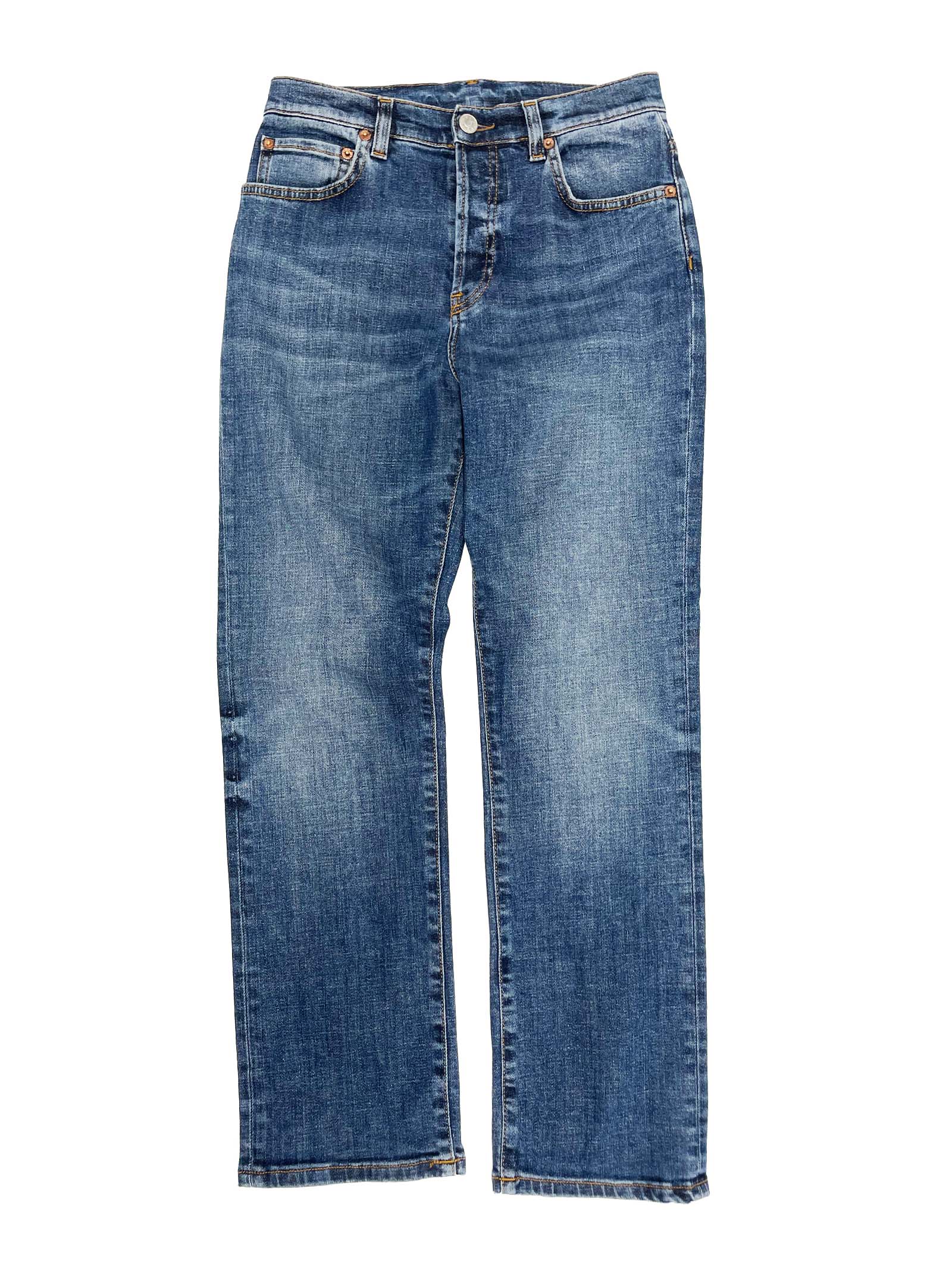 495 Jean in Hi-Contrast Blue by 6397-Bottoms-6397-Idlewild