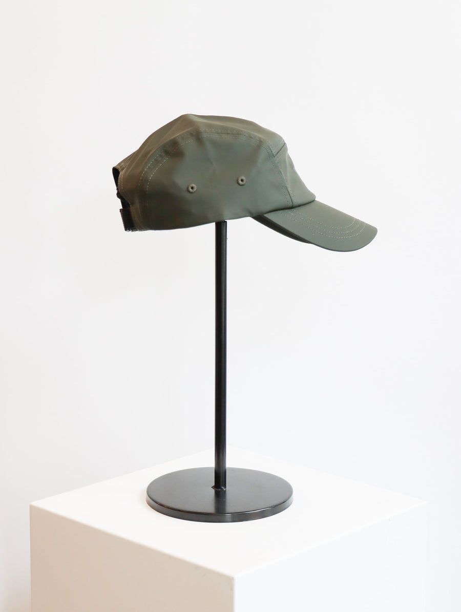 5 Panel Cap in Green by RAINS