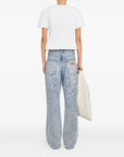 5 Pocket Jean with White Dots in Light Wash Denim by MM6 Maison Margiela-Bottoms-MM6-Idlewild