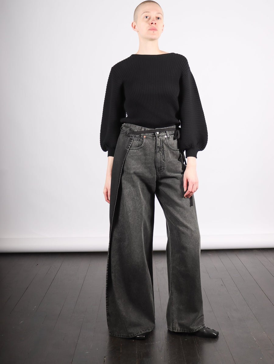 5 Pocket Pants in Gray by MM6 Maison Margiela-Idlewild