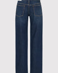 90s Low Rise Jeans in Dark Indigo by St. Agni-Bottoms-St. Agni-Idlewild
